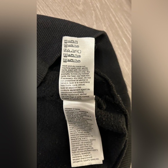 Women's Vintage 90's Calvin Klein Jeans Big Logo Black Sweatshirt Medium Crew - Picture 7 of 9